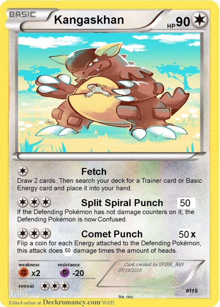 Kangaskhan – Pokémon TCG Highlander - The Eagle's Perch